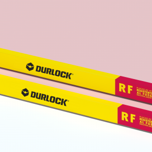 Placa de yeso Resistente al Fuego x 12,5mm modelo RF marca Durlock
