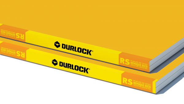 Placa de yeso Revoque Seco x 12,5mm modelo RS marca Durlock