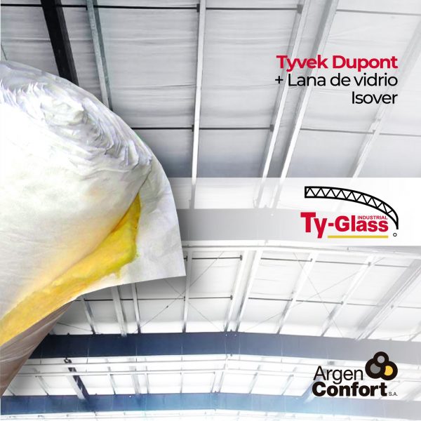 Ty-Glass (Lana de vidrio + Tyvek Dupont)